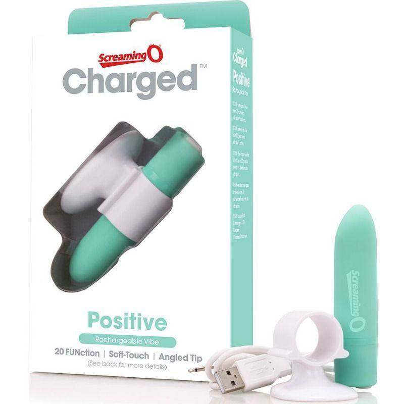 SCREAMING O - WIEAUFLADBARES MASSAGER POSITIV GRÜN - Vanelion Paradise