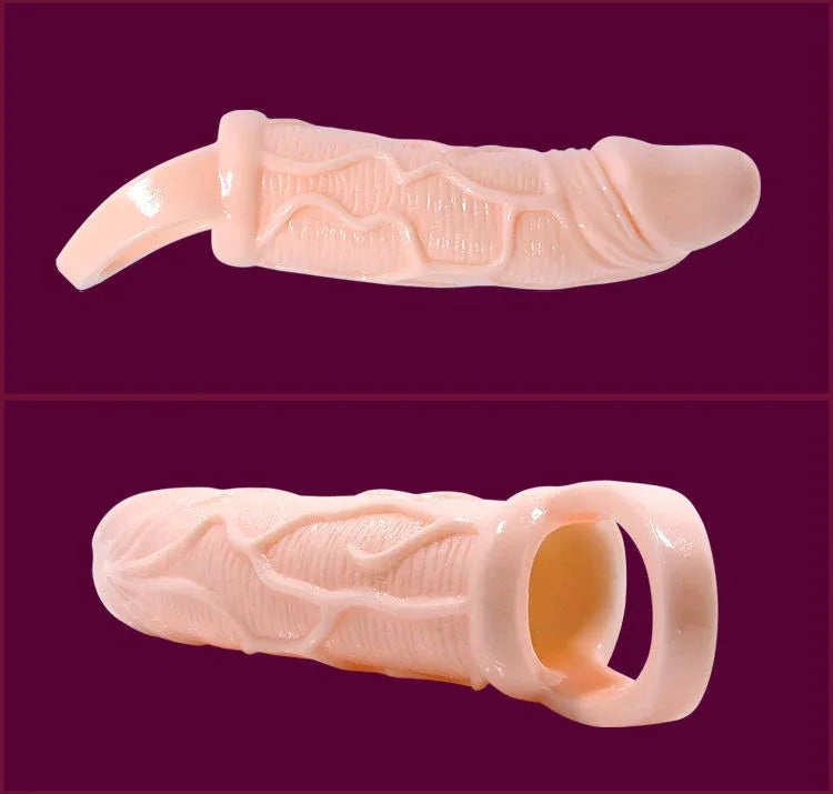 BAILE - PENISVERLNGERUNGSHÜLLE MIT VIBRATION UND GURT FÜR HODEN 13.5 CM - Vanelion Paradise