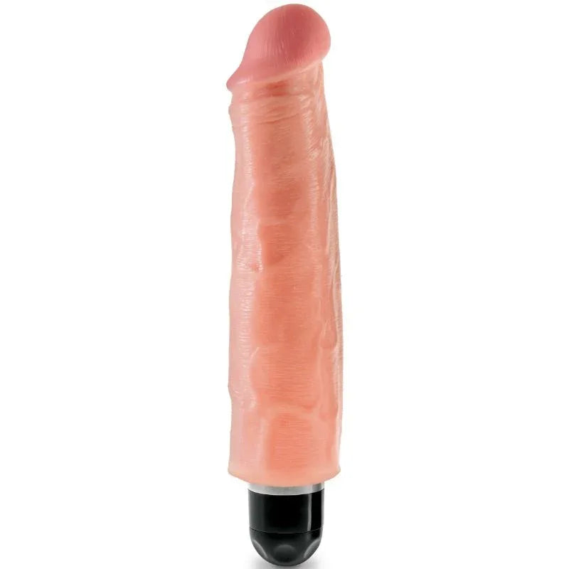 KING COCK - STEIFER REALISTISCHER VIBRATOR 17.8 CM NATÜRLICH - Vanelion Paradise