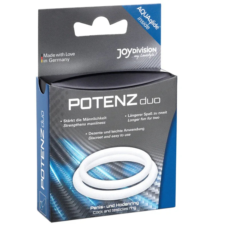 JOYDIVISION POTENZDUO - RINGE WEISS - M - Vanelion Paradise