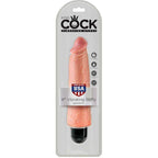 KING COCK - STEIFER REALISTISCHER VIBRATOR 20.3 CM NATÜRLICH - Vanelion Paradise