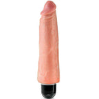 KING COCK - STEIFER REALISTISCHER VIBRATOR 20.3 CM NATÜRLICH - Vanelion Paradise