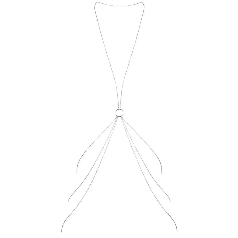 BIJOUX - MAGNIFIQUE METALLKETTEN FÜR DEN KÖRPER 8 SILBER - Vanelion Paradise