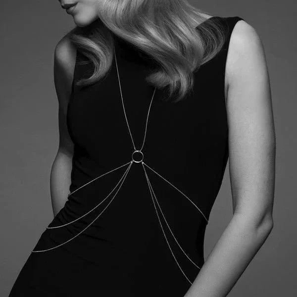 BIJOUX - MAGNIFIQUE METALLKETTEN FÜR DEN KÖRPER 8 SILBER - Vanelion Paradise