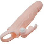 BAILE - BRAVE MAN PENISABDECKUNG MIT KANINCHEN UND DOPPELMOTOR FLEISCH 16.5 CM - Vanelion Paradise