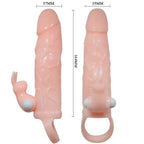 BAILE - BRAVE MAN PENISABDECKUNG MIT KANINCHEN UND DOPPELMOTOR FLEISCH 16.5 CM - Vanelion Paradise