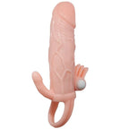 BAILE - BRAVE MAN PENISHÜLLE MIT KLITORIS UND ANALSTIMULATION FLEISCH 16.5 CM - Vanelion Paradise