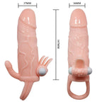 BAILE - BRAVE MAN PENISHÜLLE MIT KLITORIS UND ANALSTIMULATION FLEISCH 16.5 CM - Vanelion Paradise