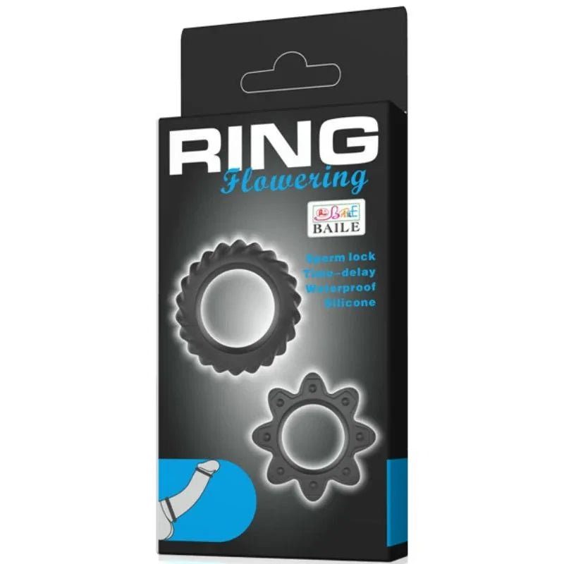 BAILE - KIT 2 RING BLÜHENDE SILIKONRINGE - Vanelion Paradise