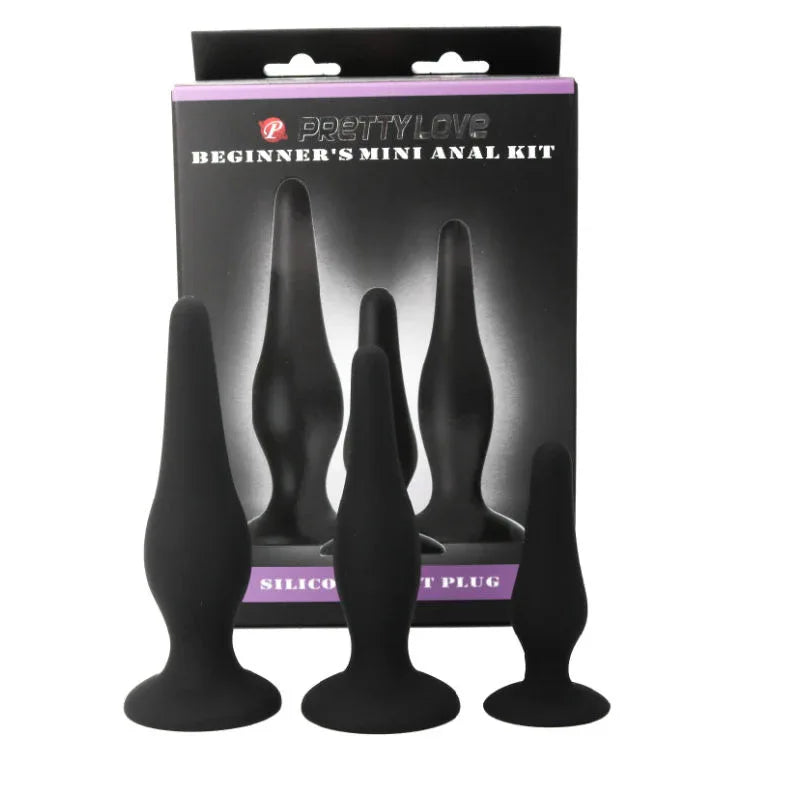 PRETTY LOVE - ANALPLUGS SILIKON INITIATIONS KIT - Vanelion Paradise
