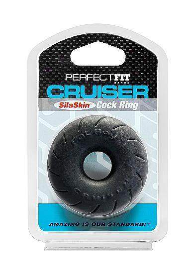 PERFECT FIT BRAND - FAT BOY SILASKIN CRUISER RING SCHWARZ - Vanelion Paradise