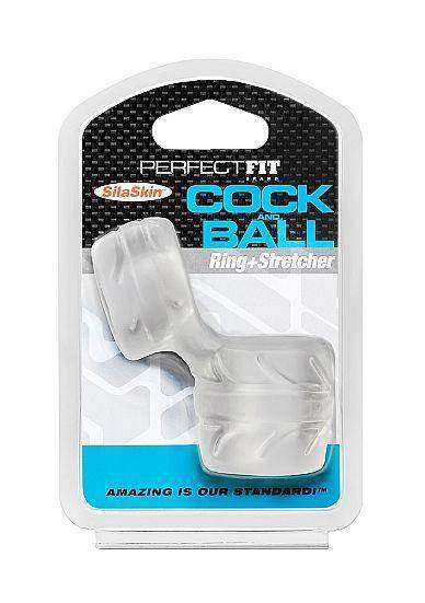 PERFECT FIT BRAND - SILASKIN COCK & BALL TRANSPARENT - Vanelion Paradise