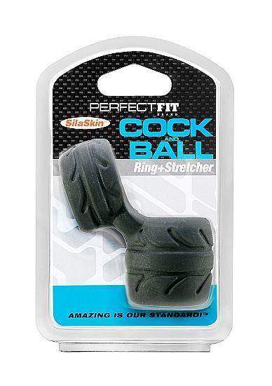 PERFECT FIT BRAND - SILASKIN COCK & BALL SCHWARZ - Vanelion Paradise