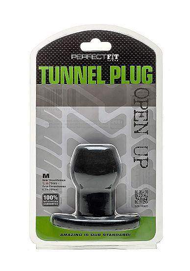 PERFECT FIT BRAND - ASS TUNNEL PLUG SILIKON SCHWARZ M - Vanelion Paradise