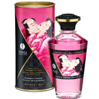 SHUNGA - MASSAGEÖL MIT WÄRMEEFFEKT, INTENSIVEM HIMBEERGESCHMACK, 100 ML - Vanelion Paradise