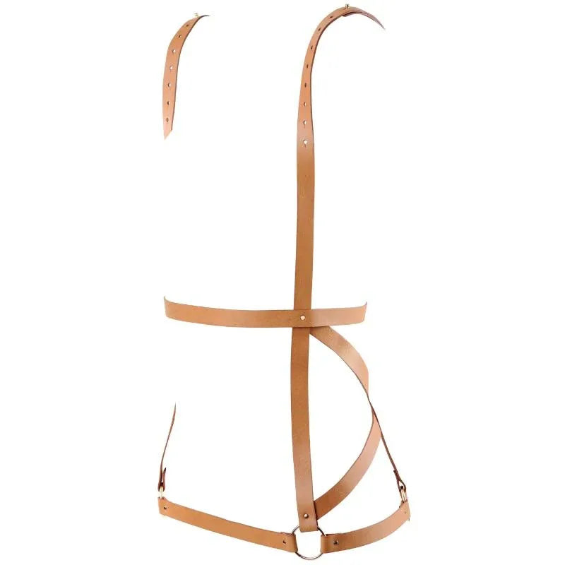 BIJOUX - INDISCRETS MAZE HARNESS KLEIDERFORM BRAUN - Vanelion Paradise