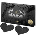 BIJOUX - INDISCRETS FLASH BLACK HEART NIPPLE CUTS - Vanelion Paradise