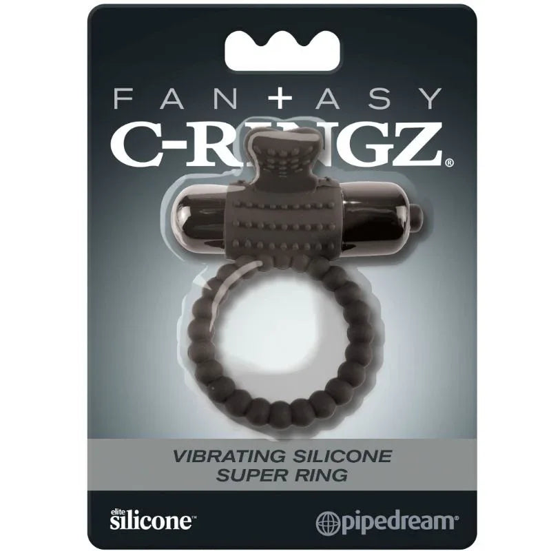 FANTASY C-RINGZ - SCHWARZER VIBRATIONSRING AUS SILIKON - Vanelion Paradise