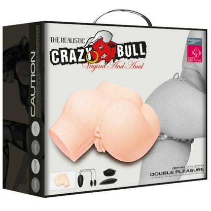 CRAZY BULL - HINTERN MIT REALISTISCHER VAGINA UND ANUS UND VIBRATION