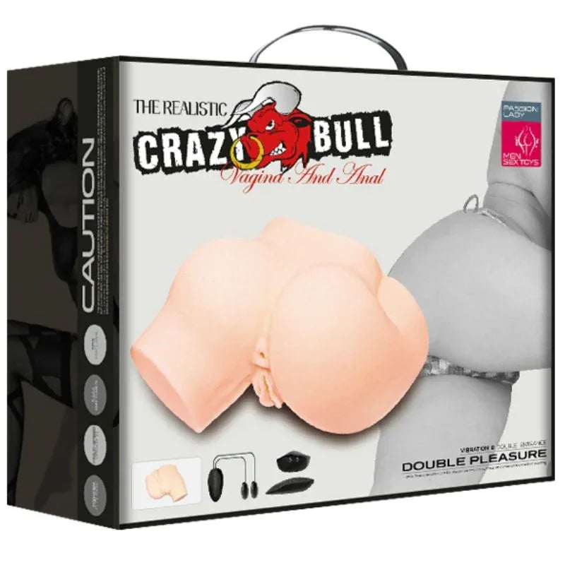 CRAZY BULL - HINTERN MIT REALISTISCHER VAGINA UND ANUS UND VIBRATION - Vanelion Paradise