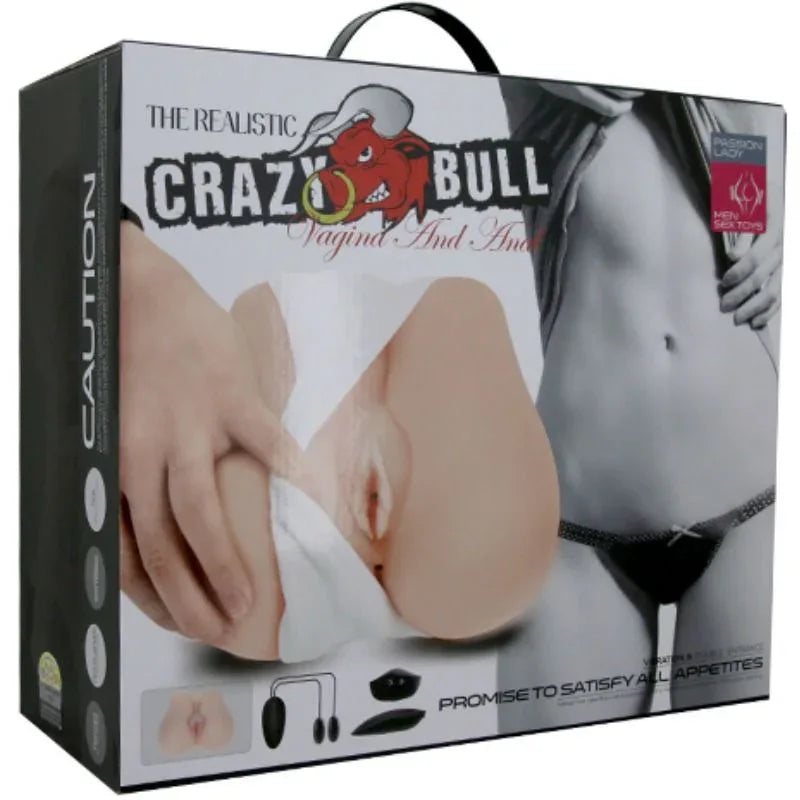 CRAZY BULL - REALISTISCHE VAGINA UND ANUS MIT VIBRATIONSPOSITION 3 - Vanelion Paradise
