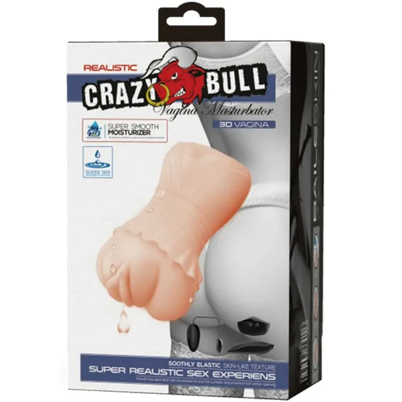CRAZY BULL - WATER SKIN VAGINA MASTURBADOR MIT VIBRIERENDEN KUGELN - Vanelion Paradise