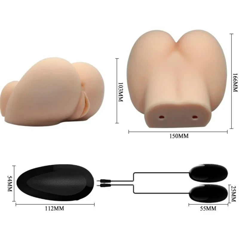 CRAZY BULL - REALISTISCHE VAGINA UND ANUS MIT VIBRATIONSPOSITION 6 - Vanelion Paradise