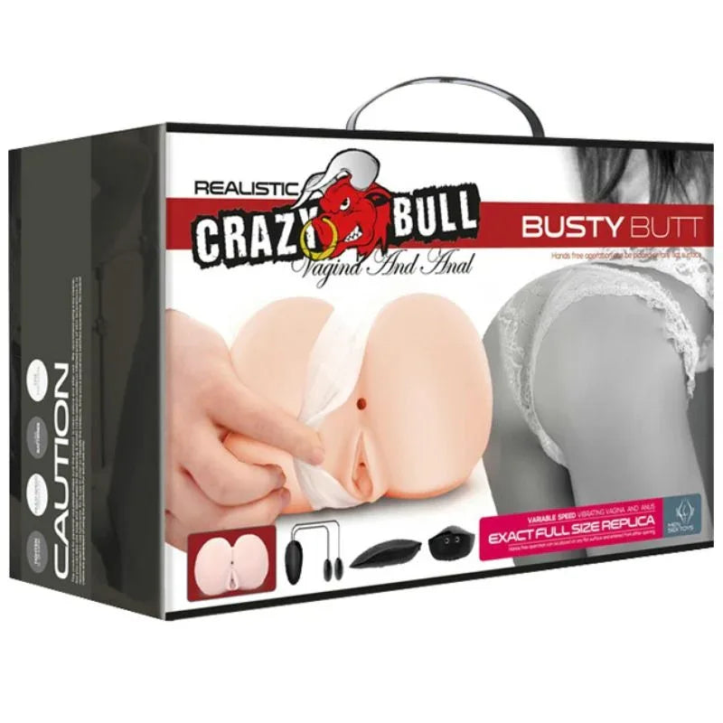 CRAZY BULL - REALISTISCHE VAGINA UND ANUS MIT VIBRATIONSPOSITION 6 - Vanelion Paradise