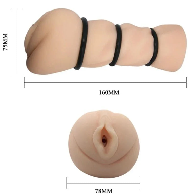 CRAZY BULL - VAGINA MASTURBATOR MIT RINGEN - Vanelion Paradise