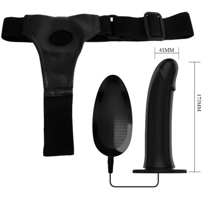PRETTY LOVE - VITO STRAP-ON MIT HOHLDILDO UND VIBRATION 17.3 CM - Vanelion Paradise