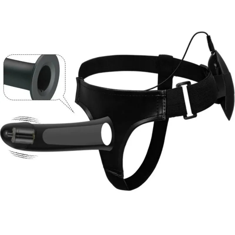 PRETTY LOVE - VITO STRAP-ON MIT HOHLDILDO UND VIBRATION 17.3 CM - Vanelion Paradise