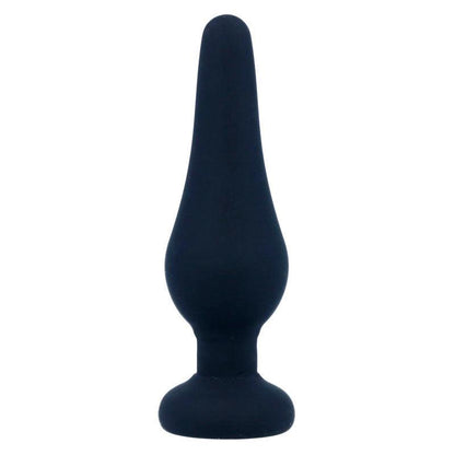 INTENSE - ANALPLUG PIPO S SCHWARZES SILIKON 9,8 CM