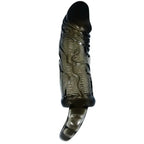 BAILE - PENIS EXTENDER COVER MIT GURT FÜR HODEN SCHWARZ 13.5 CM - Vanelion Paradise