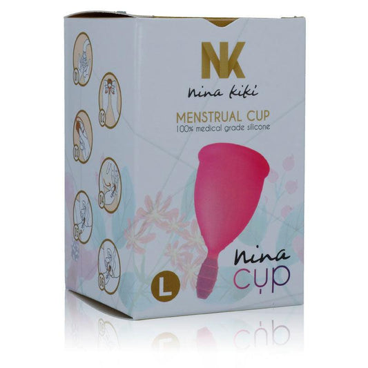 NINA KIKÍ - MENSTRUAL CUP ROSA - GRÖSSE L