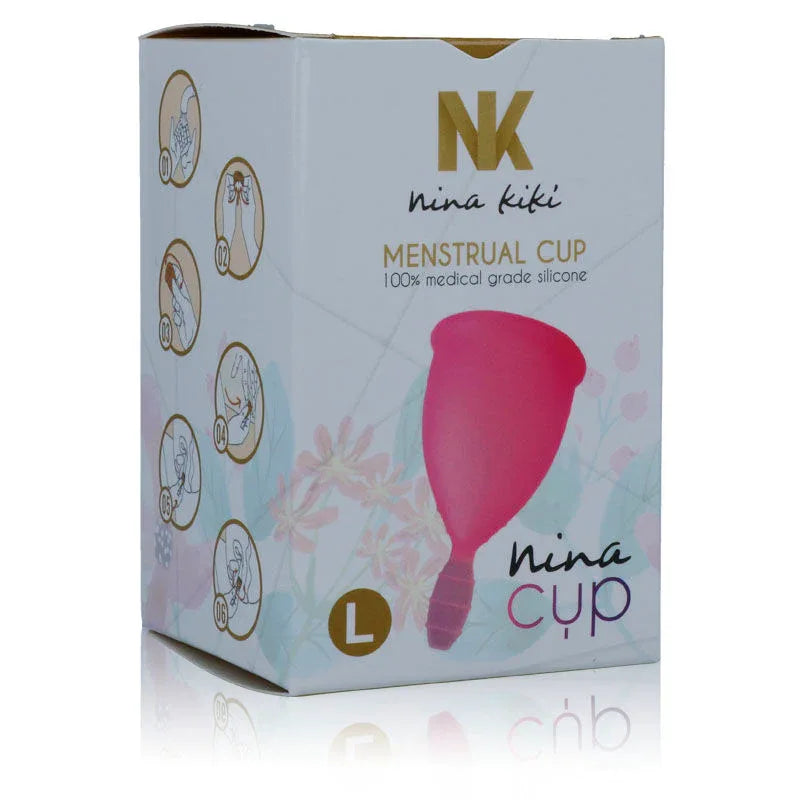 NINA KIKÍ - MENSTRUAL CUP ROSA - GRÖSSE L - Vanelion Paradise