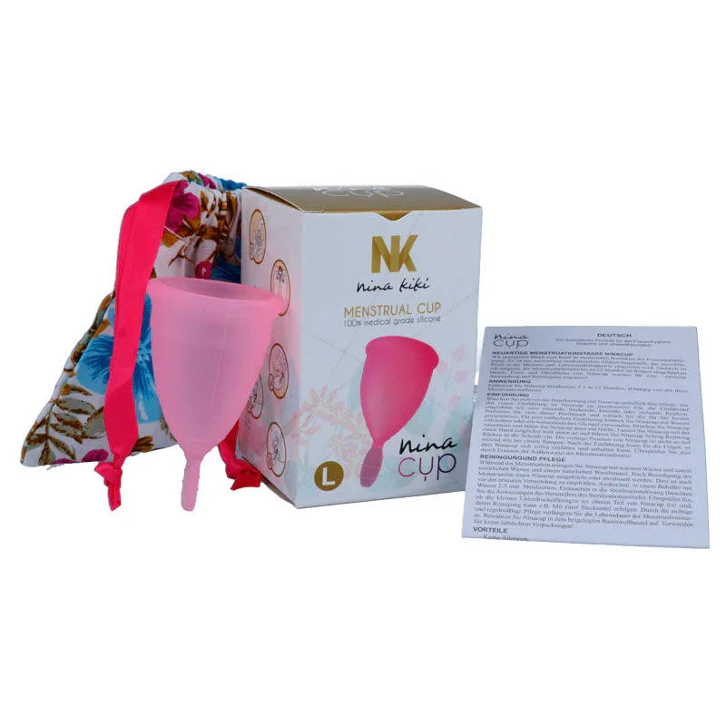 NINA KIKÍ - MENSTRUAL CUP ROSA - GRÖSSE L - Vanelion Paradise