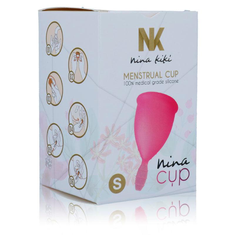 NINA KIKÍ - MENSTRUAL CUP ROSA - GRÖSSE S