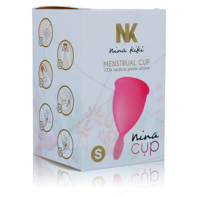 NINA KIKÍ - MENSTRUAL CUP ROSA - GRÖSSE S - Vanelion Paradise