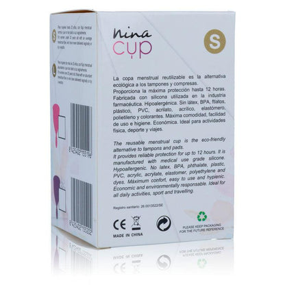 NINA KIKÍ - MENSTRUAL CUP ROSA - GRÖSSE S