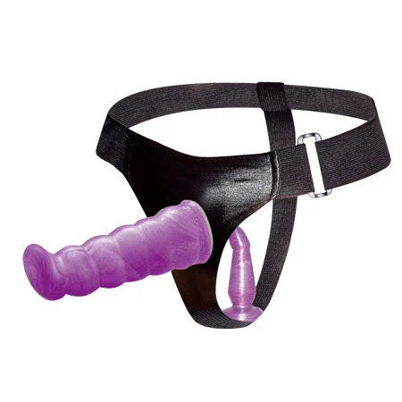 BAILE - WEIBLICHES ANAL UND VAGINALGESCHIRR FLIEDER G-PUNKT 17 CM - Vanelion Paradise