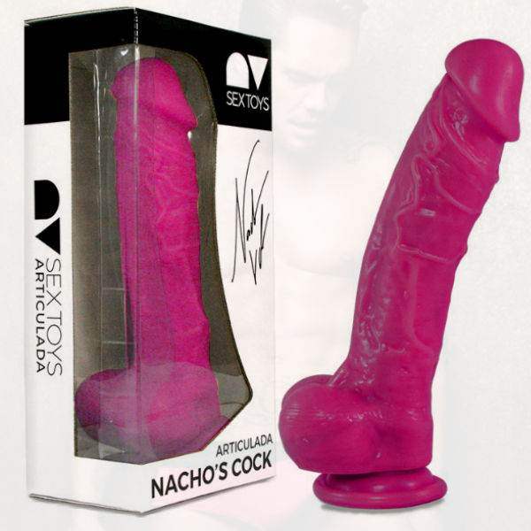 NACHO VIDAL - NACHO VIDAL ARTIKULIERTER PENIS PLICA 24CM ROSA - Vanelion Paradise