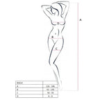 PASSION - WOMAN BS014 WEISSER BODYSTOCKING, EINE GRÖSSE - Vanelion Paradise