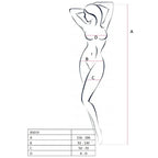 PASSION - WOMAN BS019 WEISSER BODYSTOCKING, EINE GRÖSSE - Vanelion Paradise