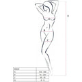 PASSION - WOMAN BS020 BODYSTOCKING SCHWARZ EINE GRÖSSE - Vanelion Paradise