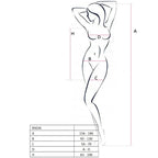 PASSION - WOMAN BS026 BODYSTOCKING WEISSER KLEIDSTIL EINE GRÖSSE - Vanelion Paradise
