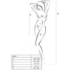 PASSION - WOMAN BS027 BODYSTOCKING ROTER KLEIDSTIL, EINE GRÖSSE - Vanelion Paradise