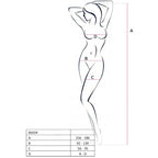 PASSION - WOMAN BS034 WEISSER BODYSTOCKING, EINE GRÖSSE - Vanelion Paradise