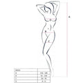 PASSION - WOMAN BS031 BODYSTOCKING SCHWARZ EINE GRÖSSE - Vanelion Paradise