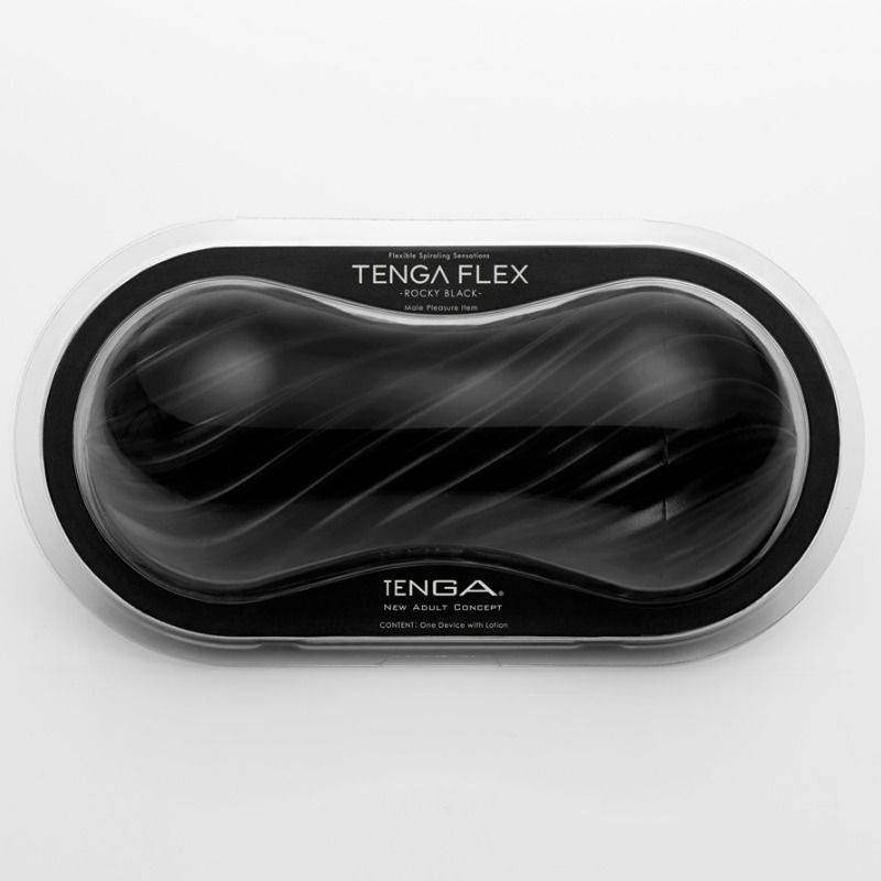 TENGA - FLEX MNNLICHER MASTUBADOR SCHWARZ - Vanelion Paradise