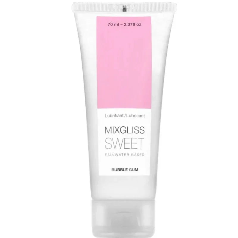 MIXGLISS - SCHMIERMITTEL AUF WASSERBASIS GUM-GESCHMACK 70 ML - Vanelion Paradise